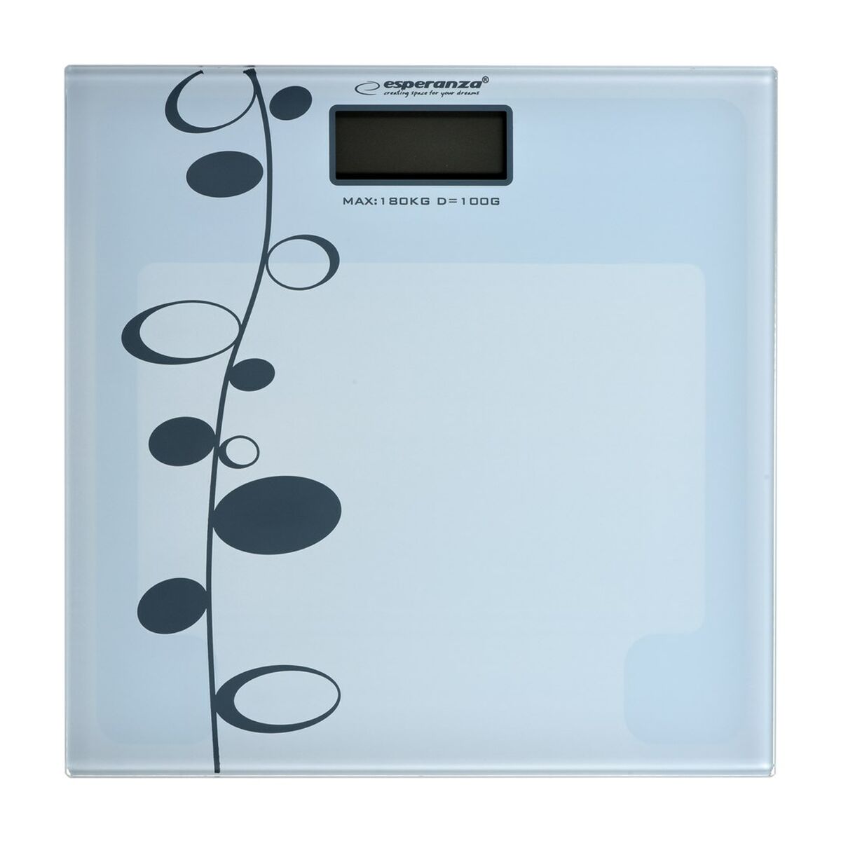 Balança digital para casa de banho Esperanza EBS005 Branco Vidro